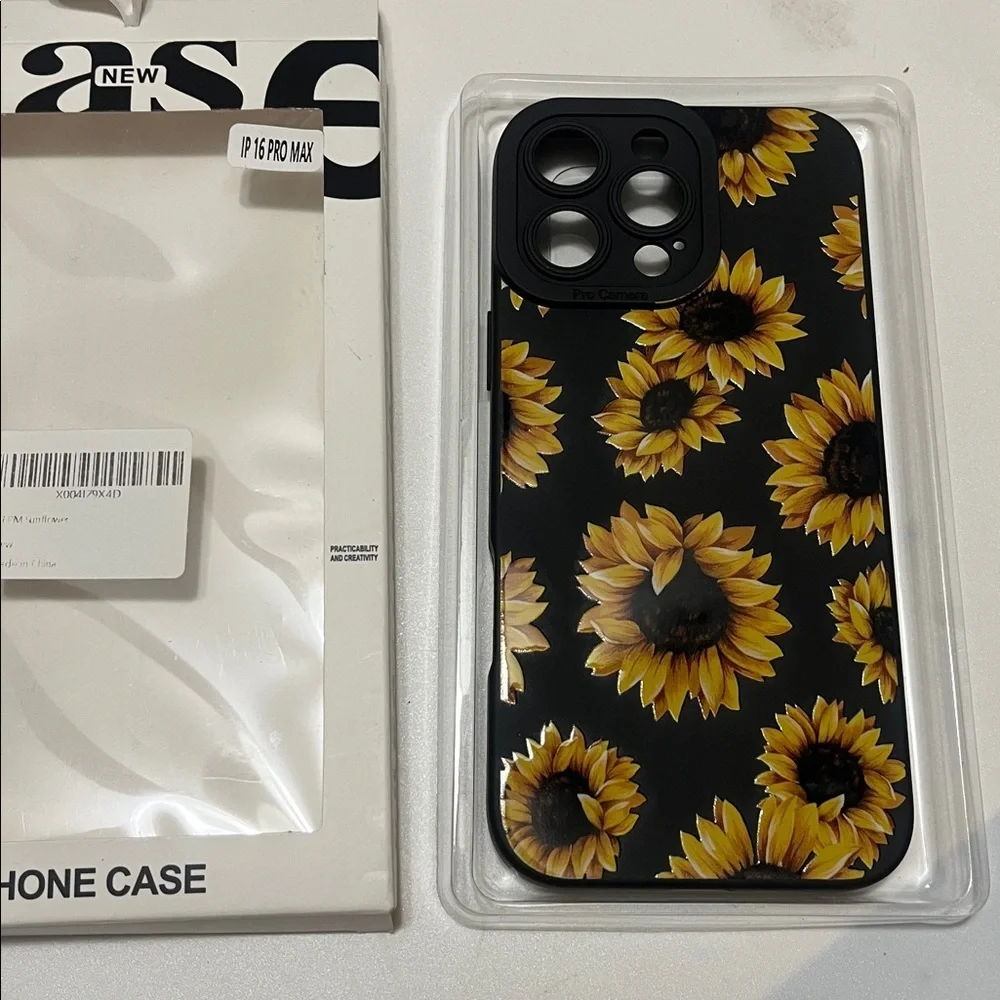 Sunflower Phone Case for iPhone 16 Pro Max